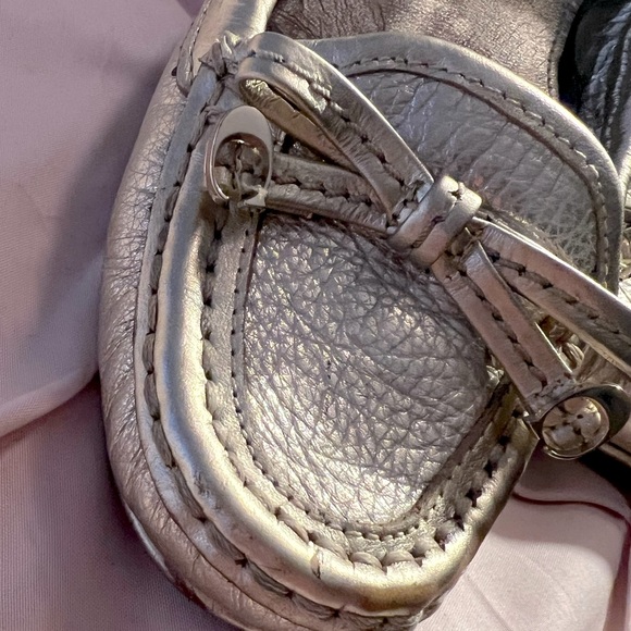 Metallic Coach Isabelle leather flats (5) - Picture 10 of 12